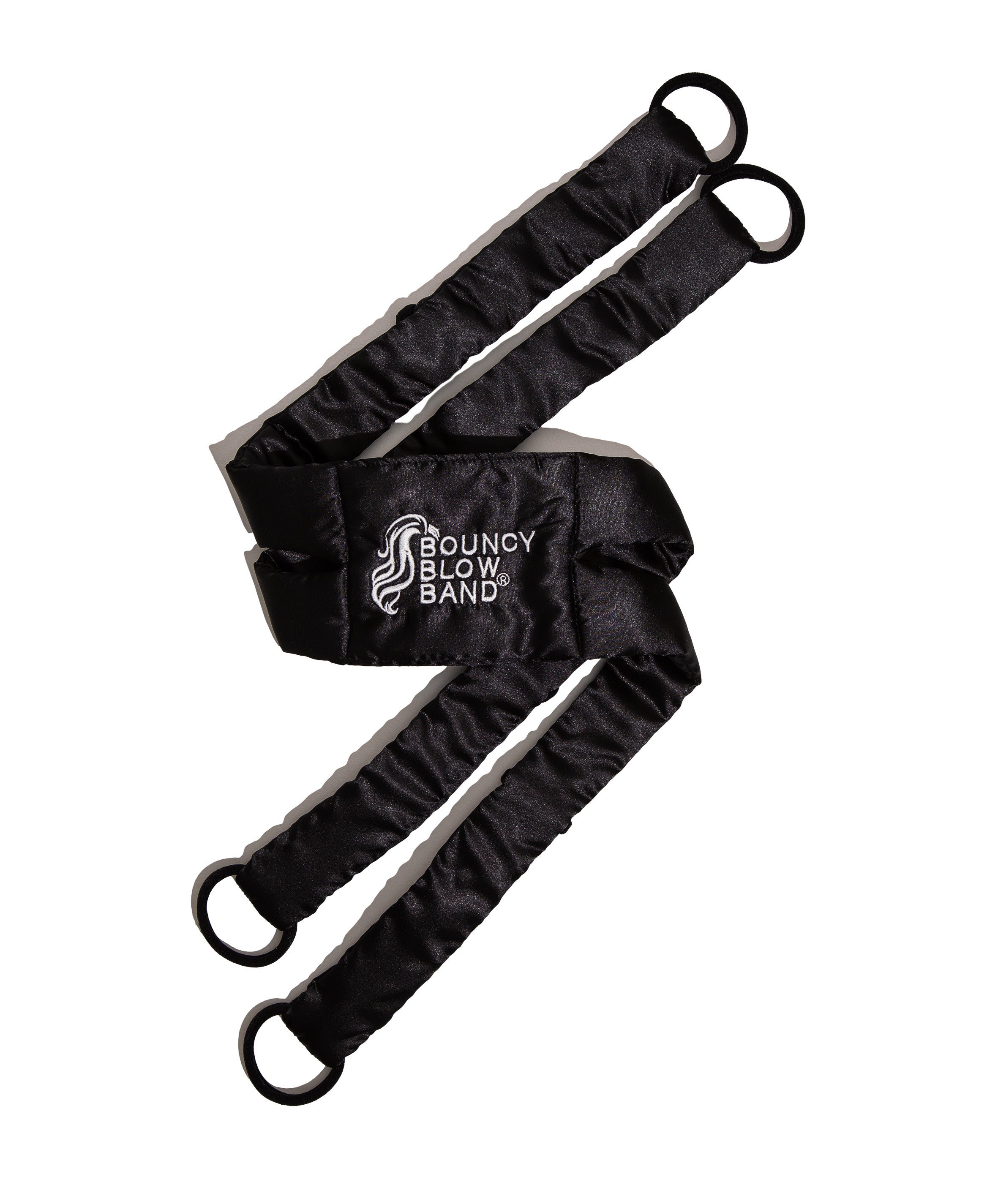 Bouncy Blow Band® Heatless Curling Band - Black Satin