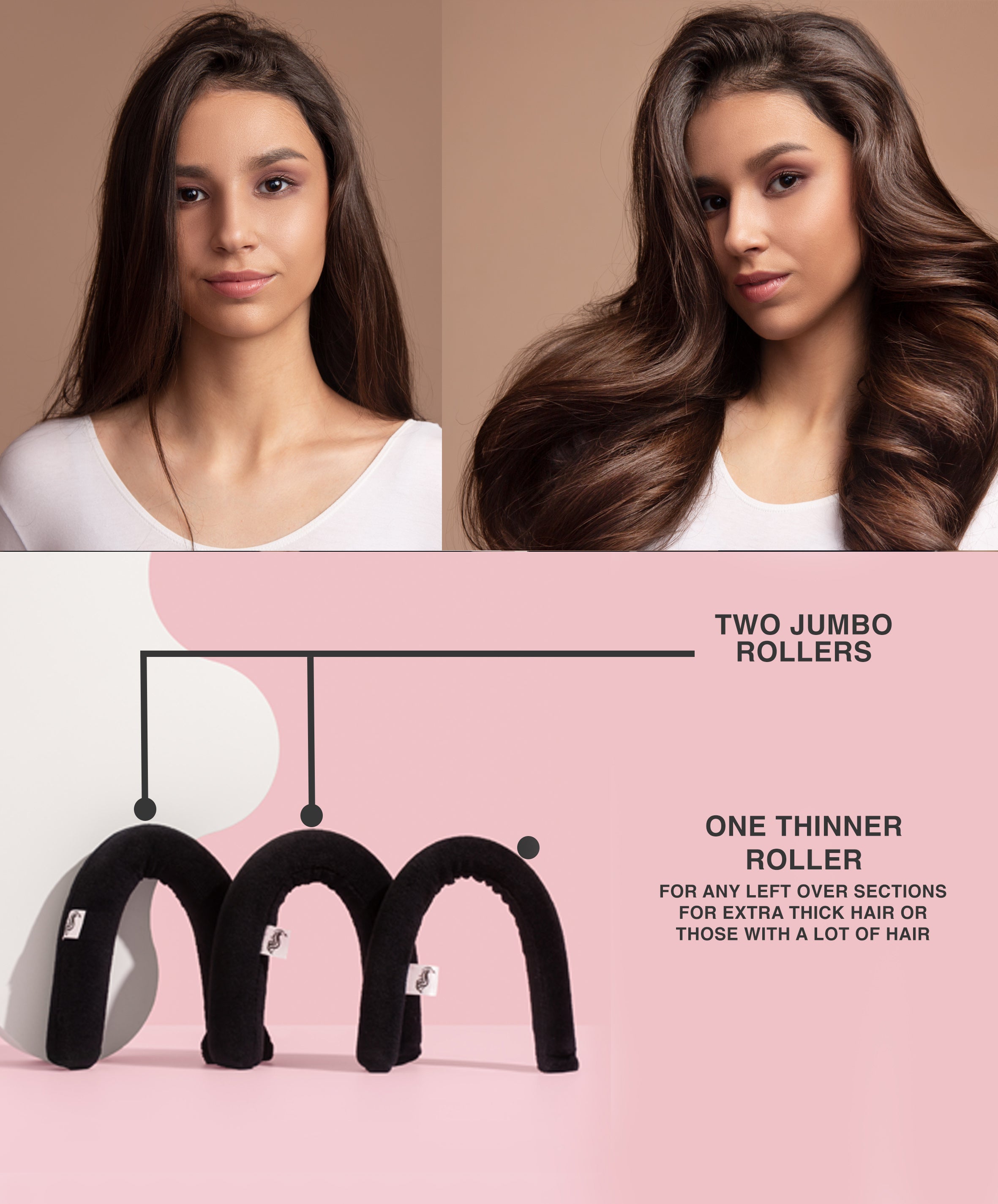 Bouncy Blowout Jumbo Hair Rollers