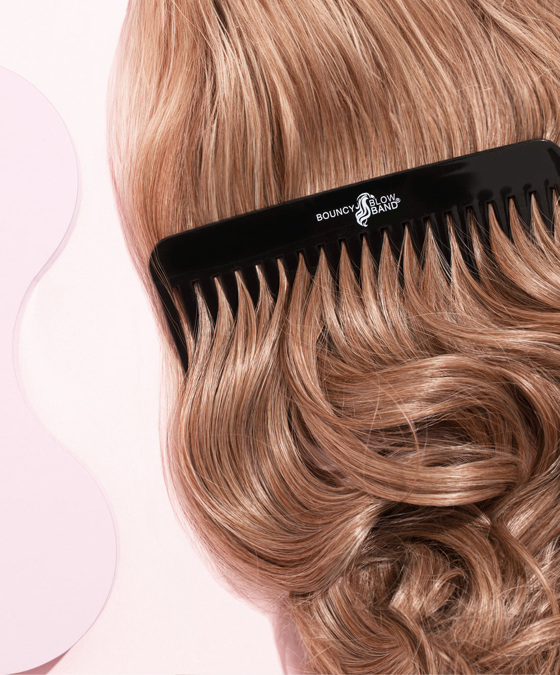 Wide tooth Curl Comb-Black