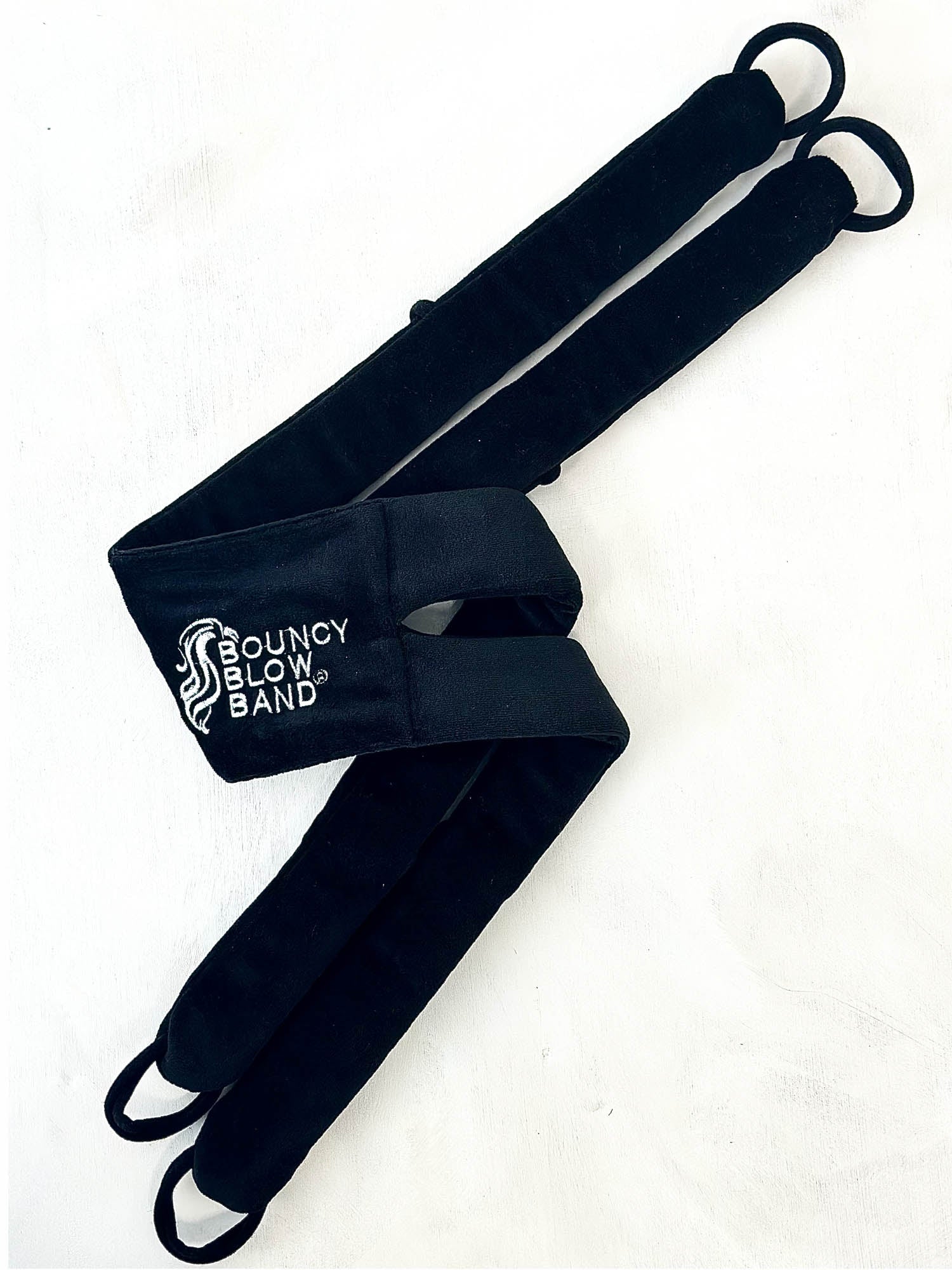 Bouncy Blow Band® Heatless Curling Band - Microfibre Black